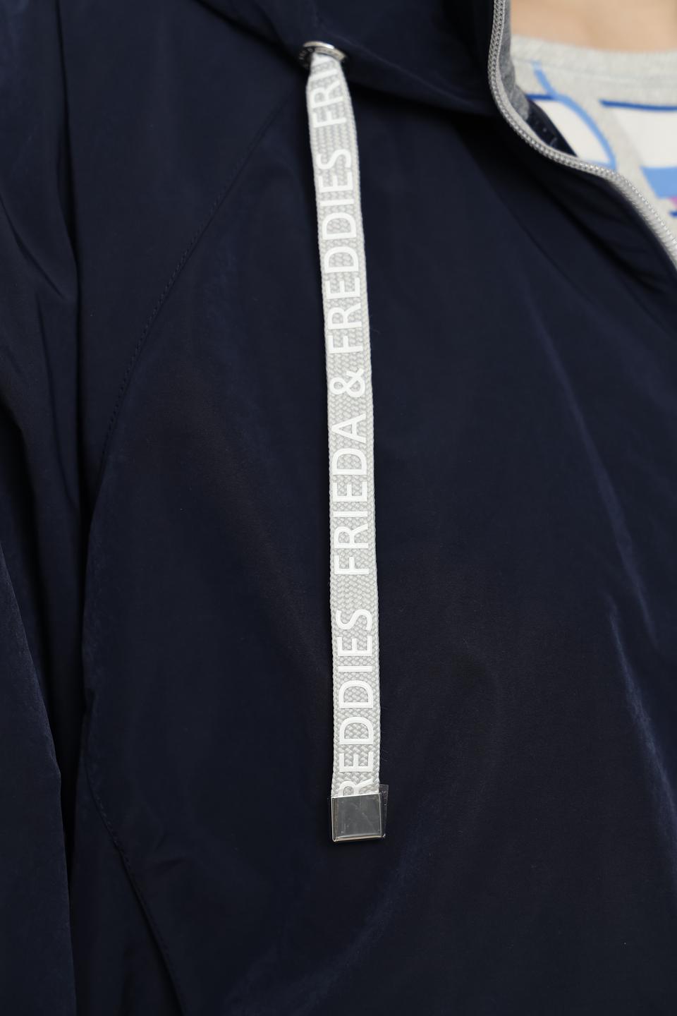 Куртка Frieda and Freddies синяя с капюшоном