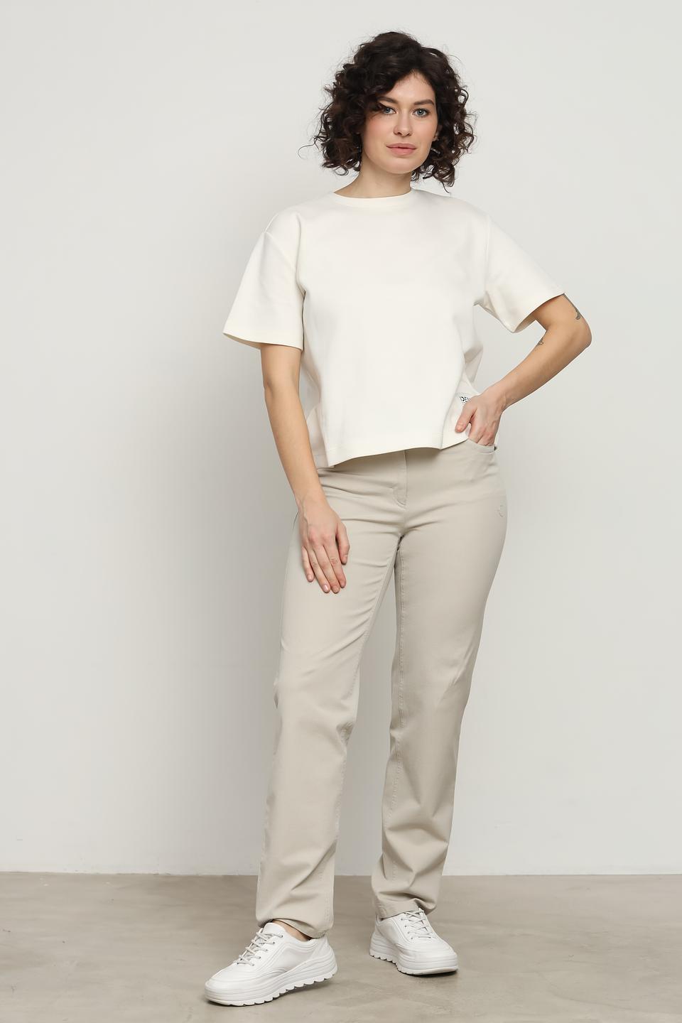 Брюки Zerres прямого кроя бежевые