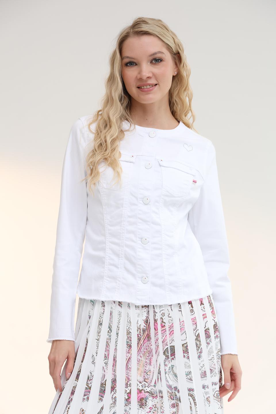 Жакет Ppep. женский белый приталенный