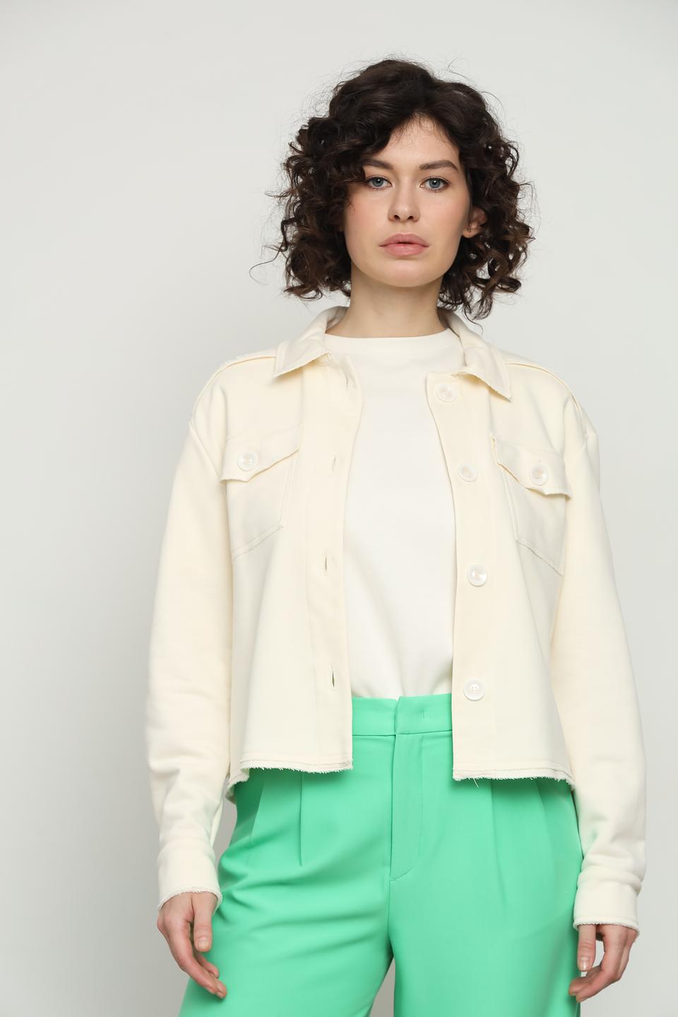 Жакет You Just White молочный