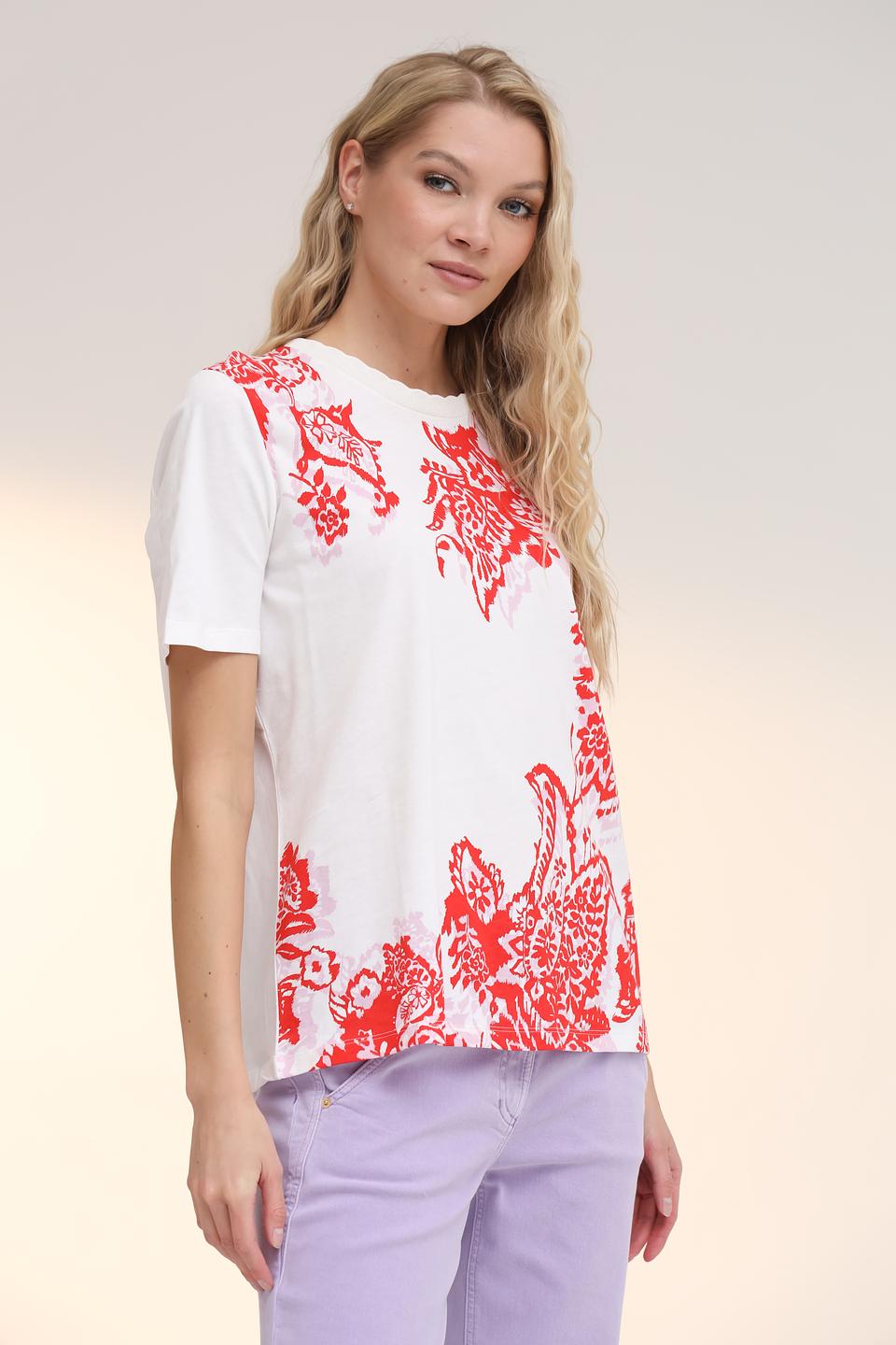 Футболка Gerry Weber с принтом красный