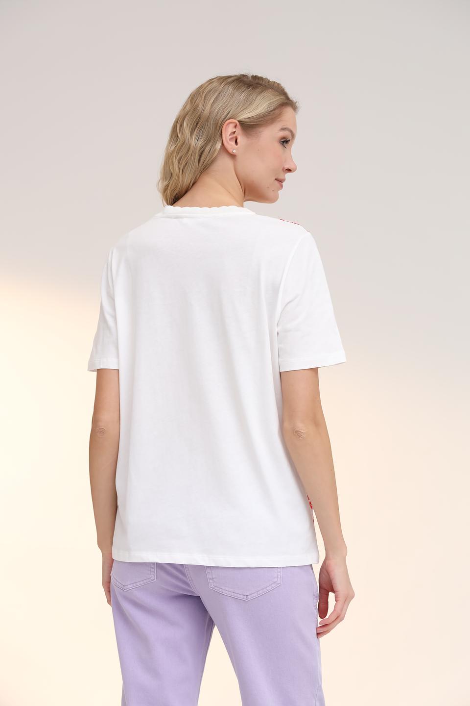 Футболка Gerry Weber с принтом красный