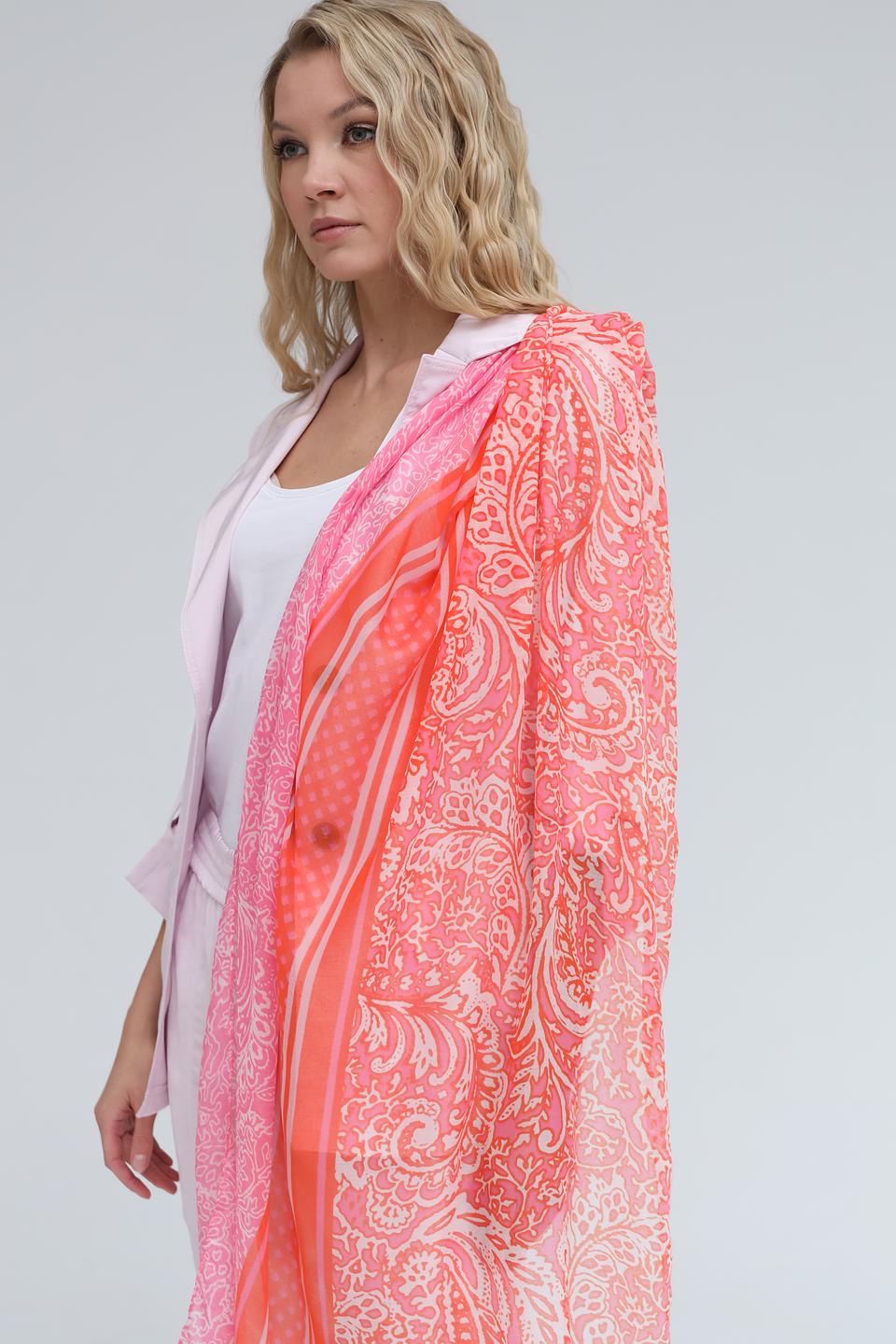 Шарф Gerry Weber EDITION с узором коралловый