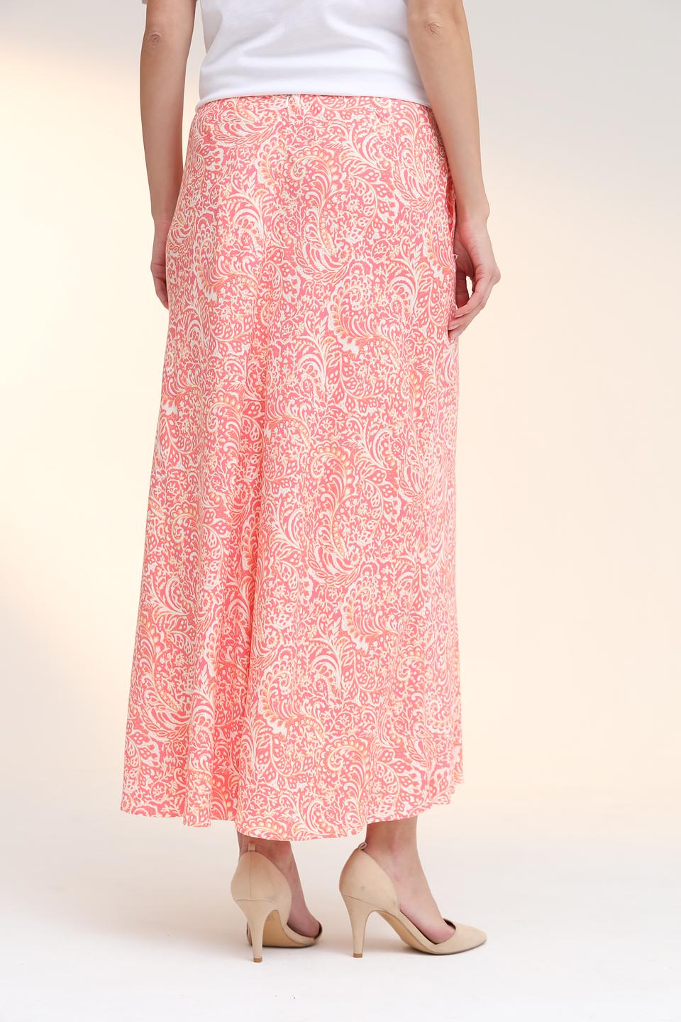Юбка Gerry Weber коралловая с принтом