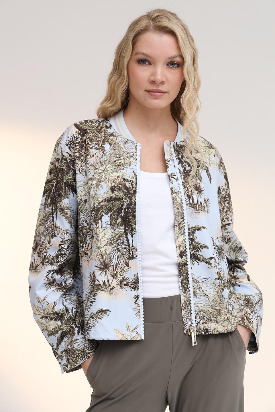 Жакет Marc Cain с тропическим принтом
