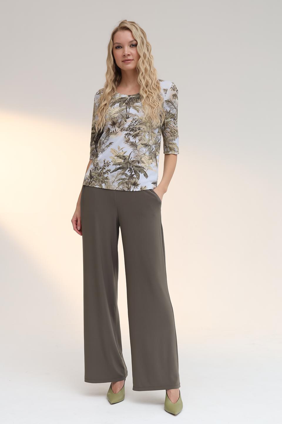 Футболка Marc Cain с тропическим принтом