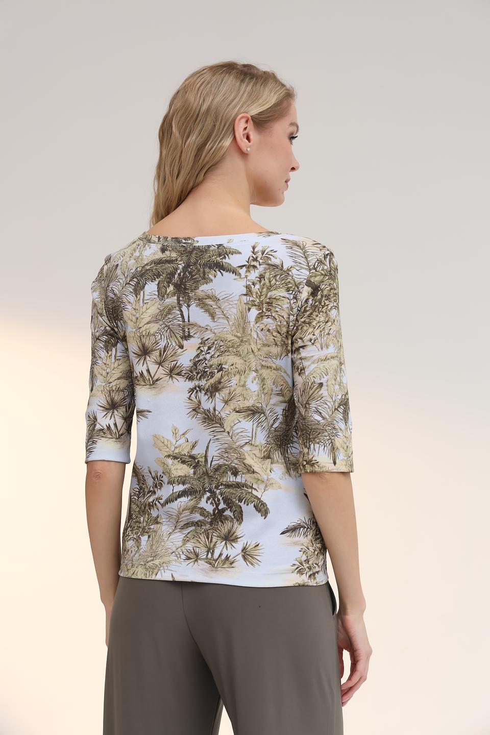 Футболка Marc Cain с тропическим принтом