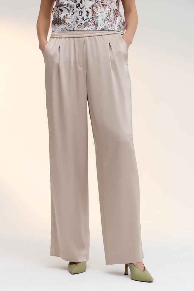Брюки Marc Cain бежевые широкие