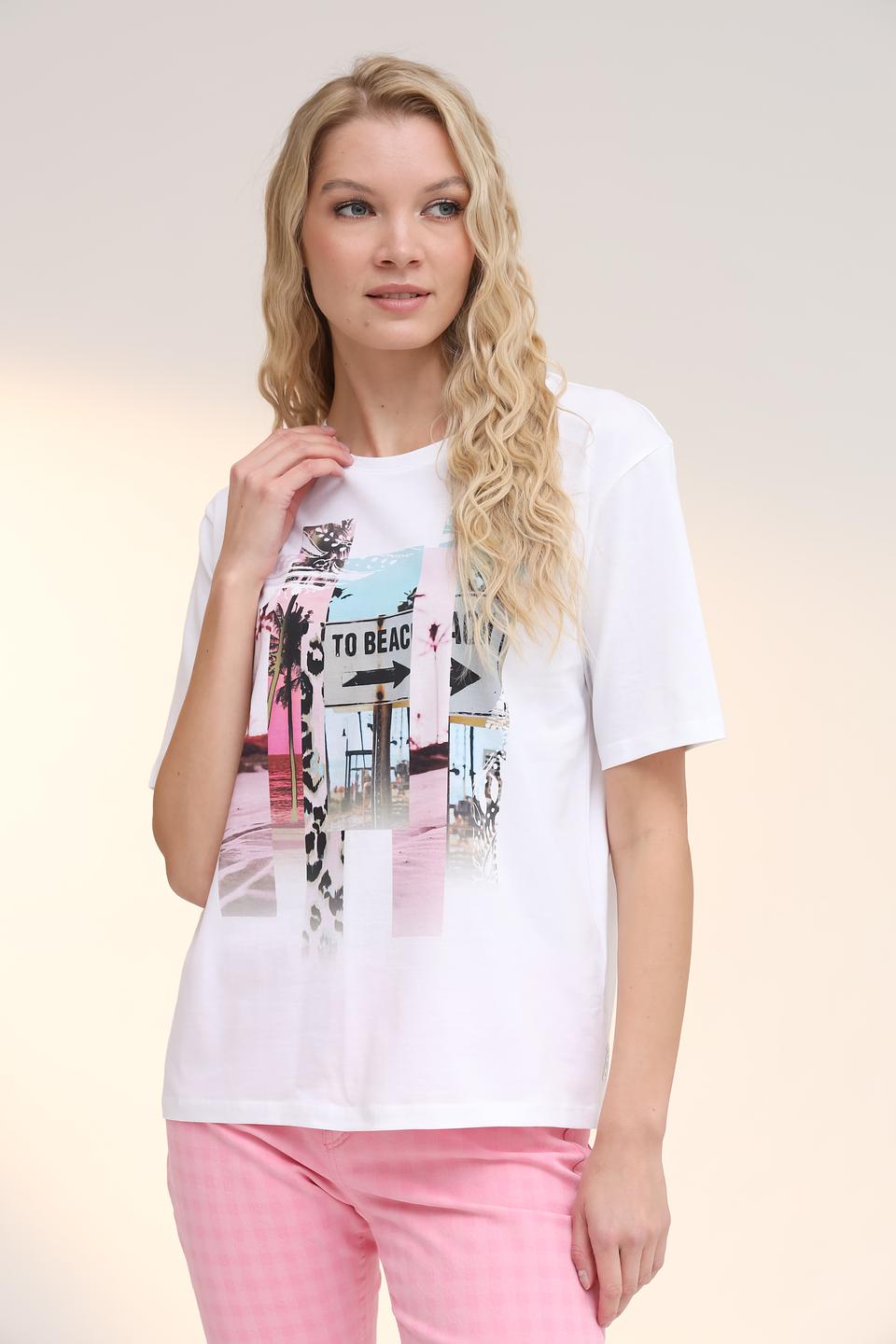 Футболка Marc Cain Sports с принтом