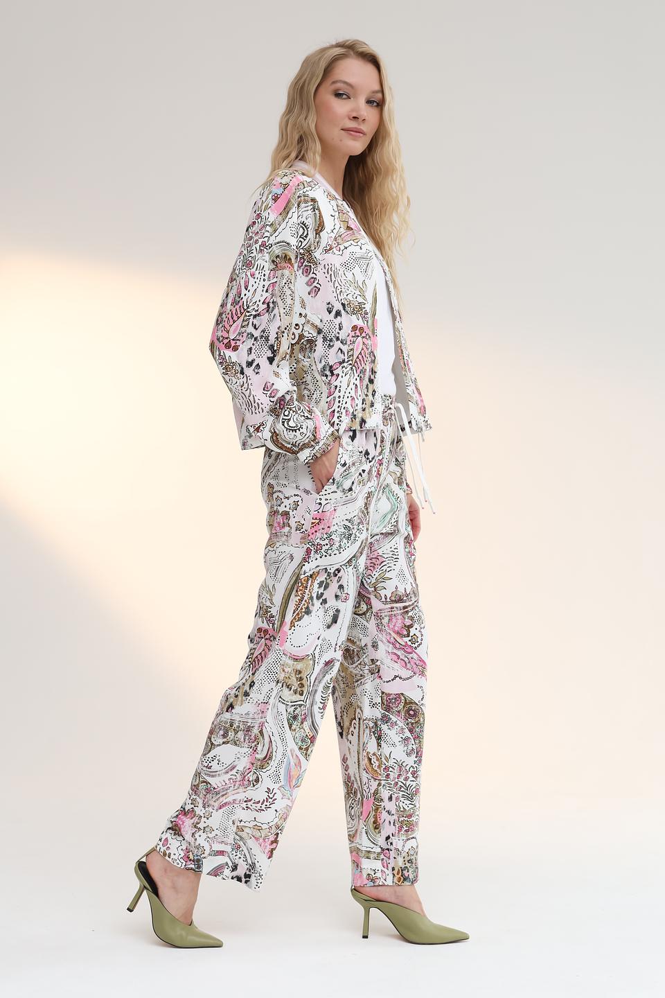 Брюки Marc Cain с принтом пейсли