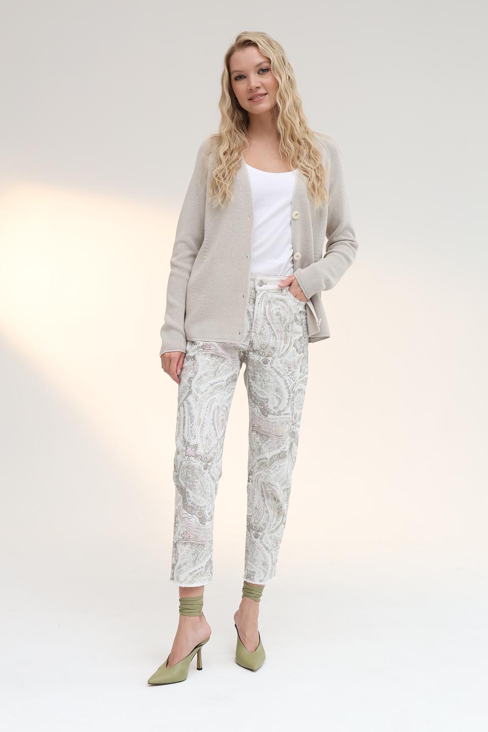 Джинсы Marc Cain с узором пейсли