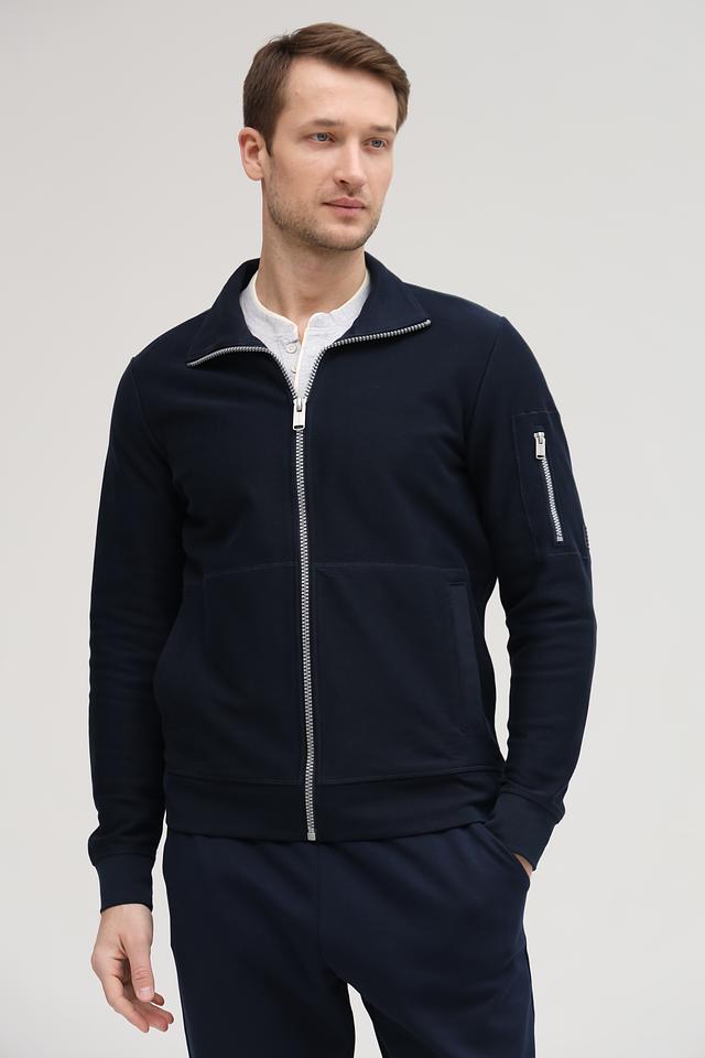 Кардиган Tom Tailor темно-синий на молнии