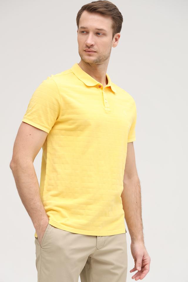 Поло Time Zone boy жёлтое