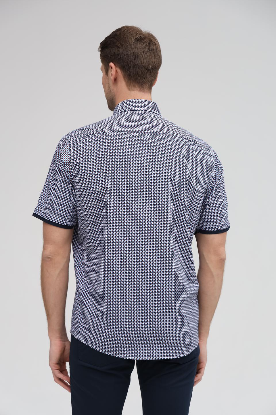 Рубашка кр Casa Moda в горошек