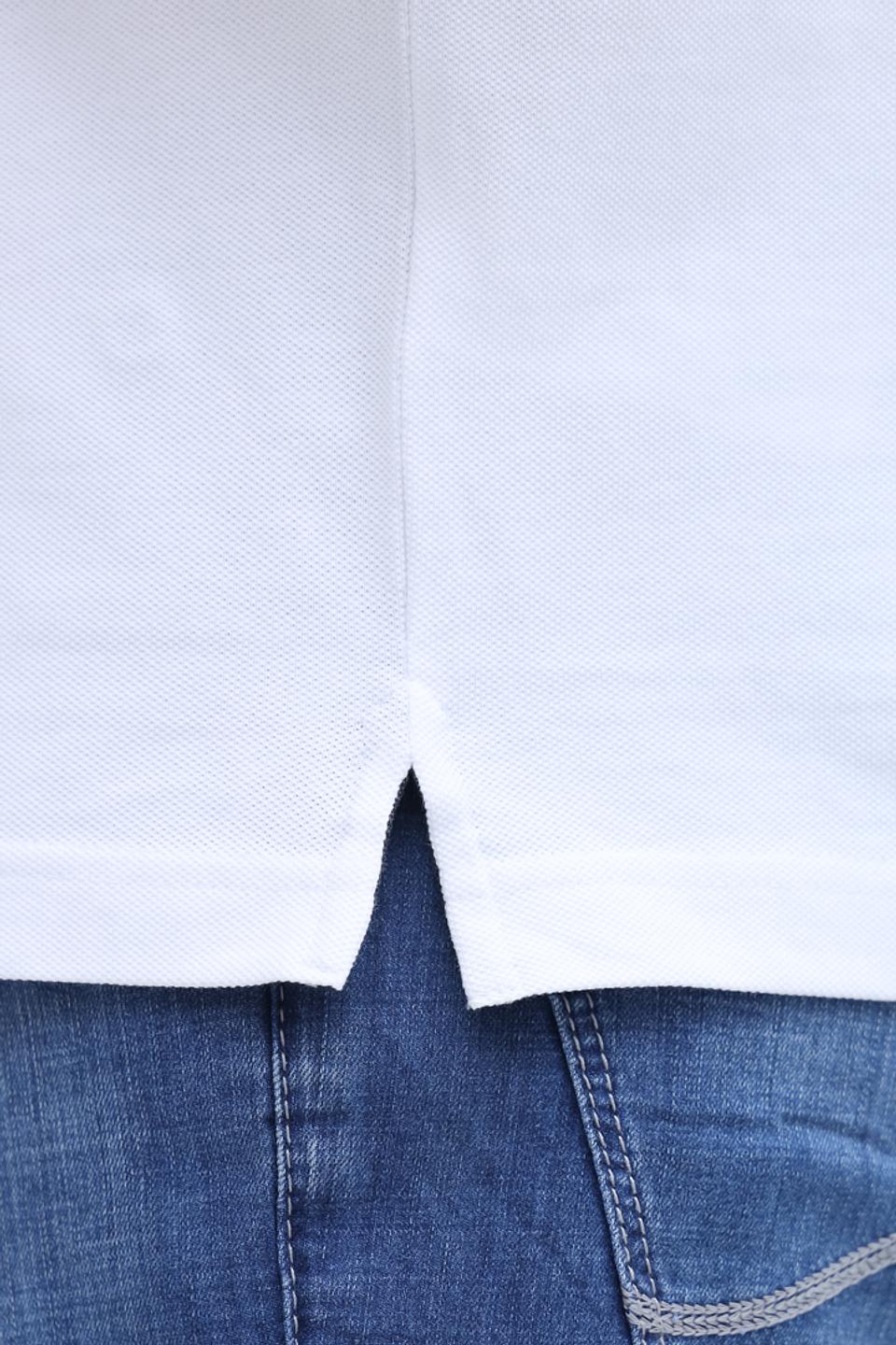 Поло Lerros мужское белое