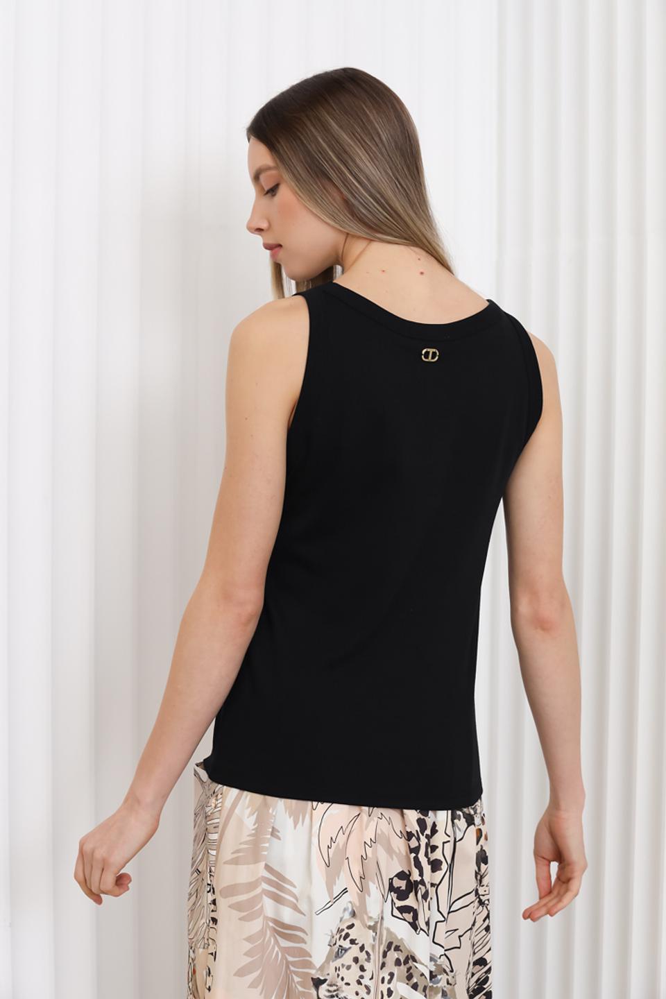 Топ Twin Set женский черный