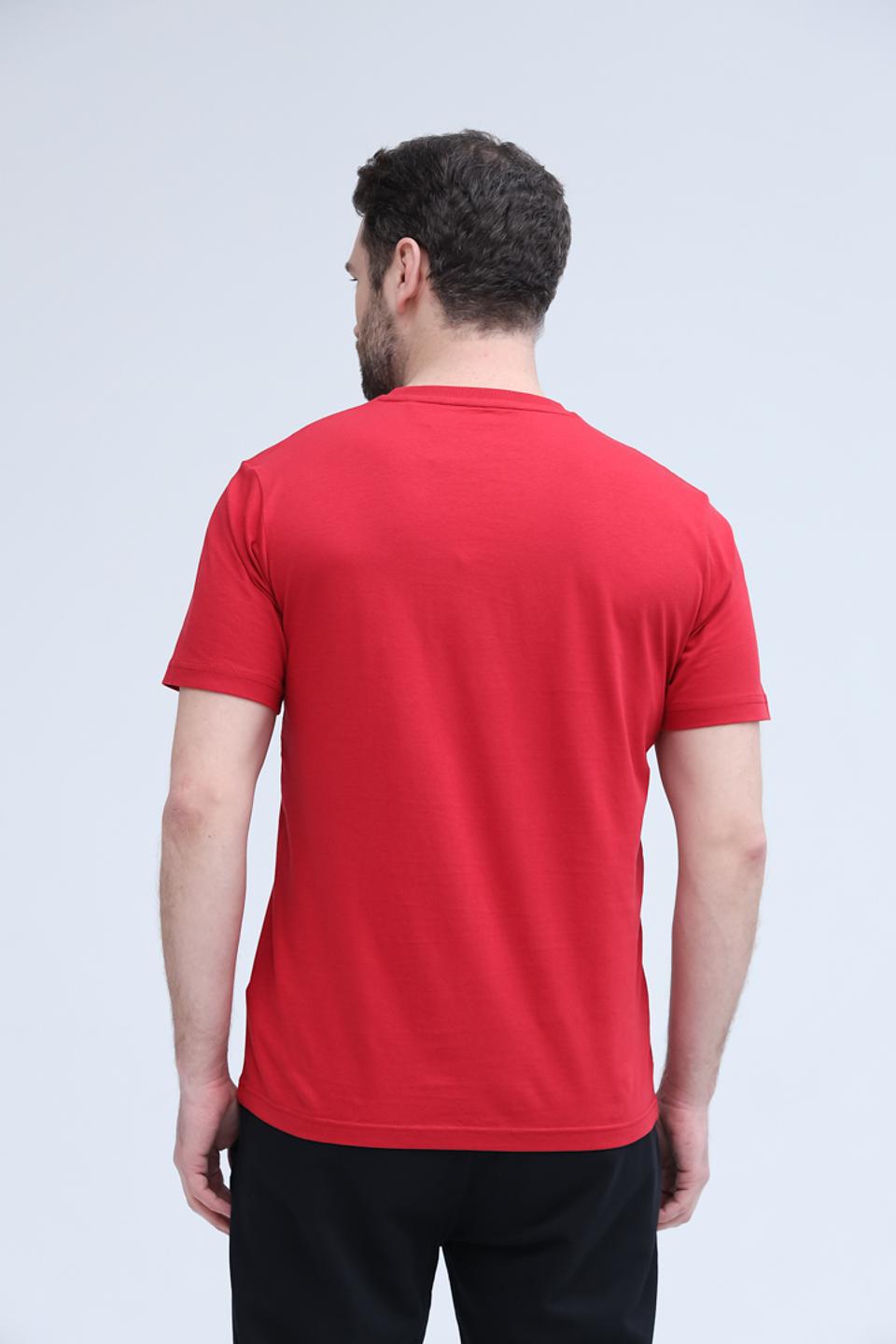 Футболка Lerros красный с принтом