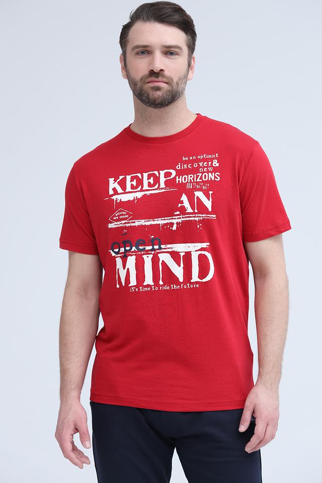 Футболка Lerros с принтом красный