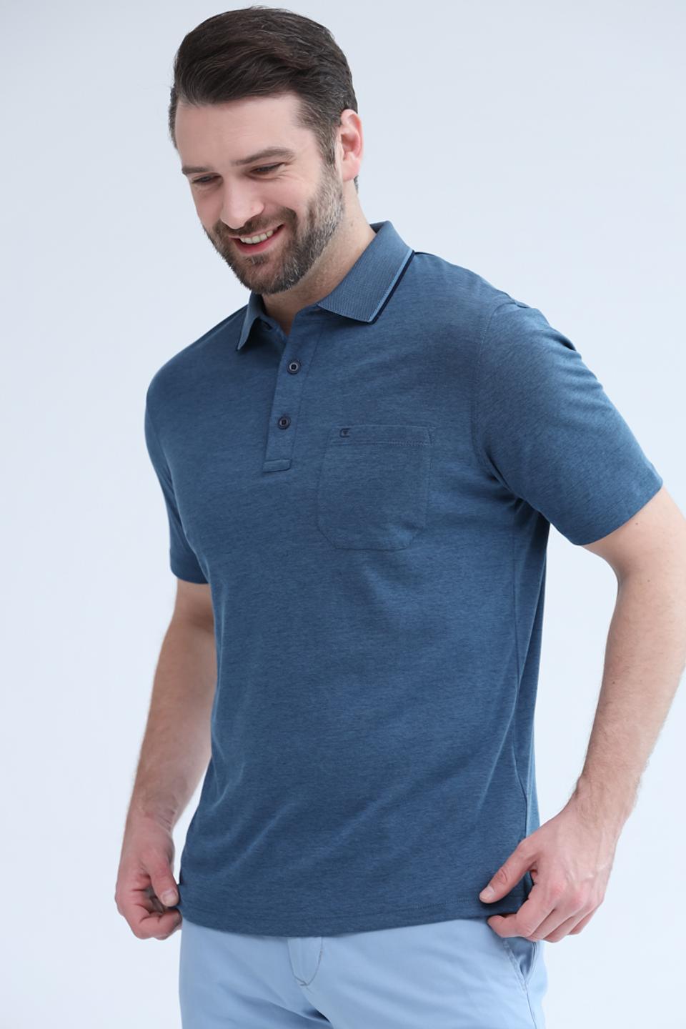 Поло Casa Moda мужское синее