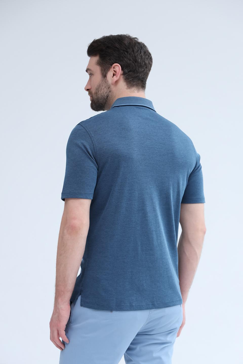 Поло Casa Moda мужское синее