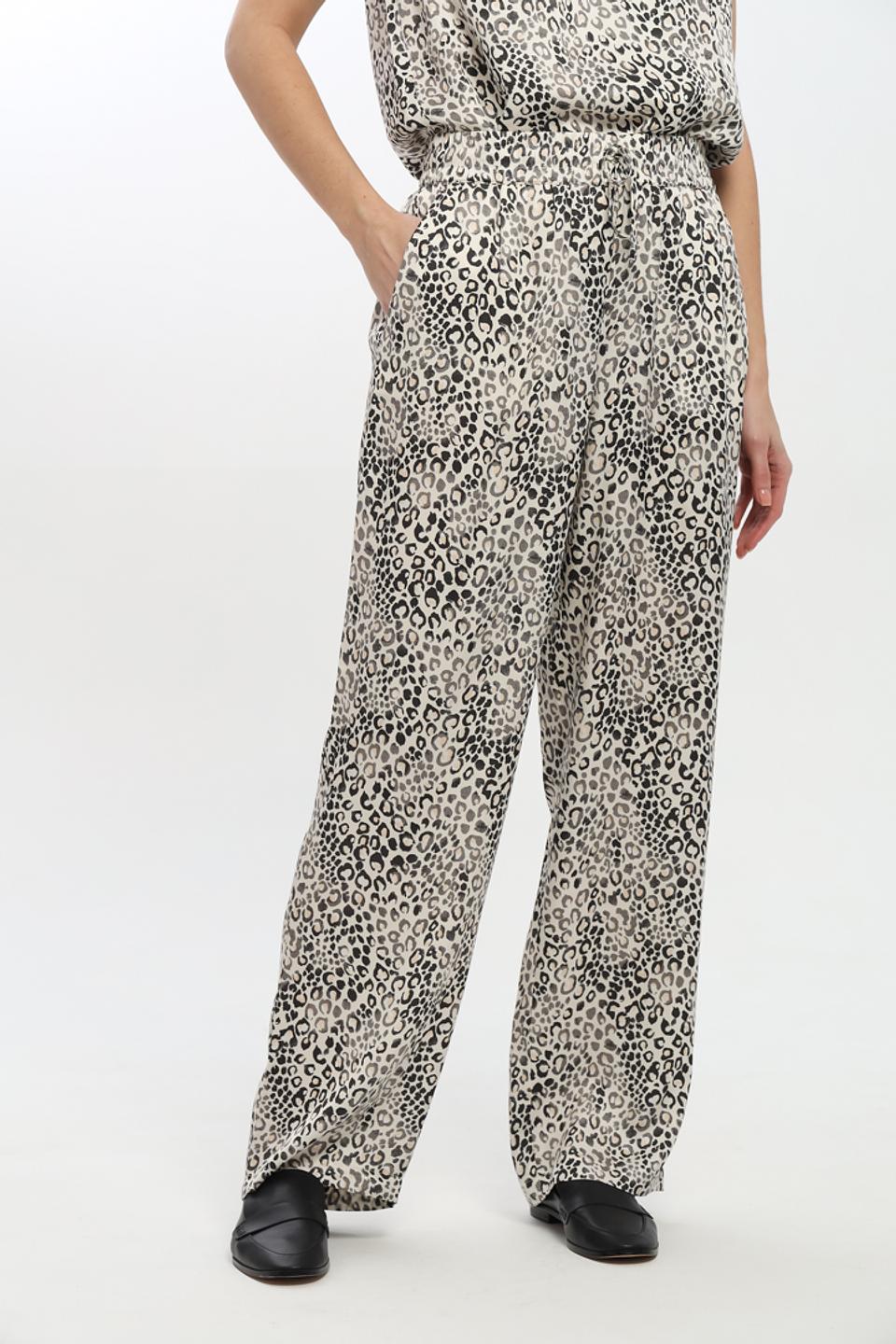 Брюки Marc Aurel с леопардовым принтом