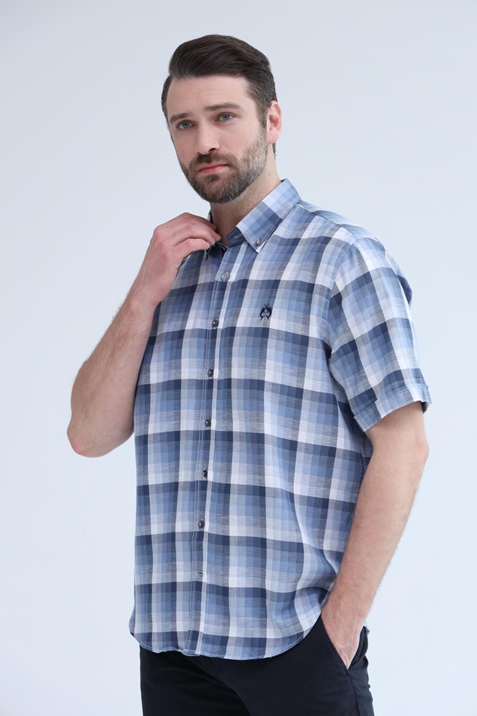 Рубашка кр Claudio Campione в клетку