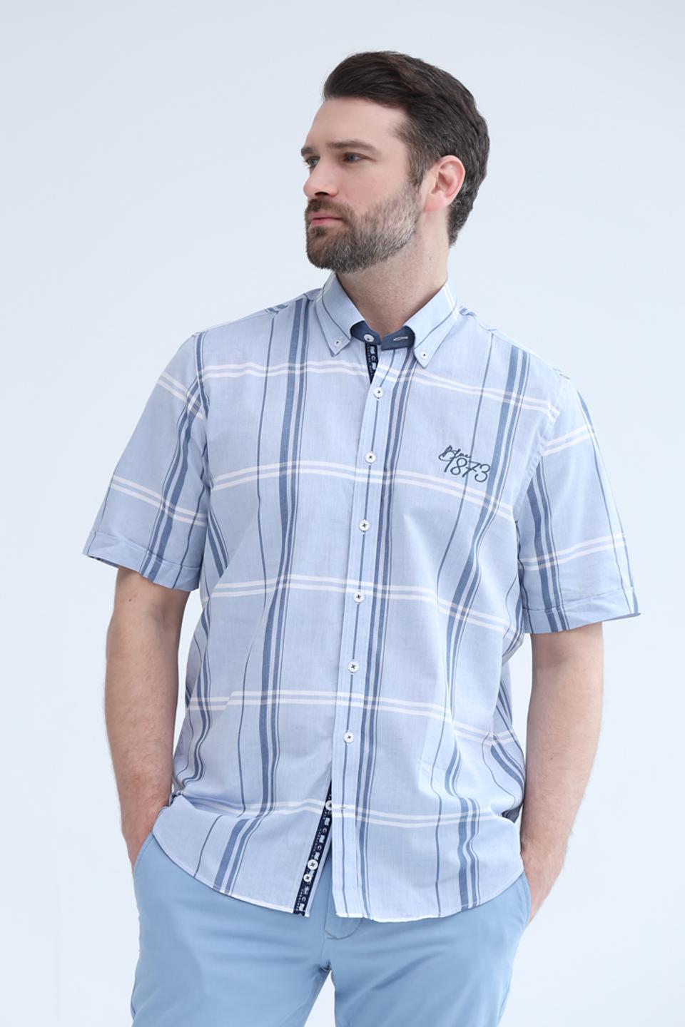 Рубашка кр Claudio Campione в клетку