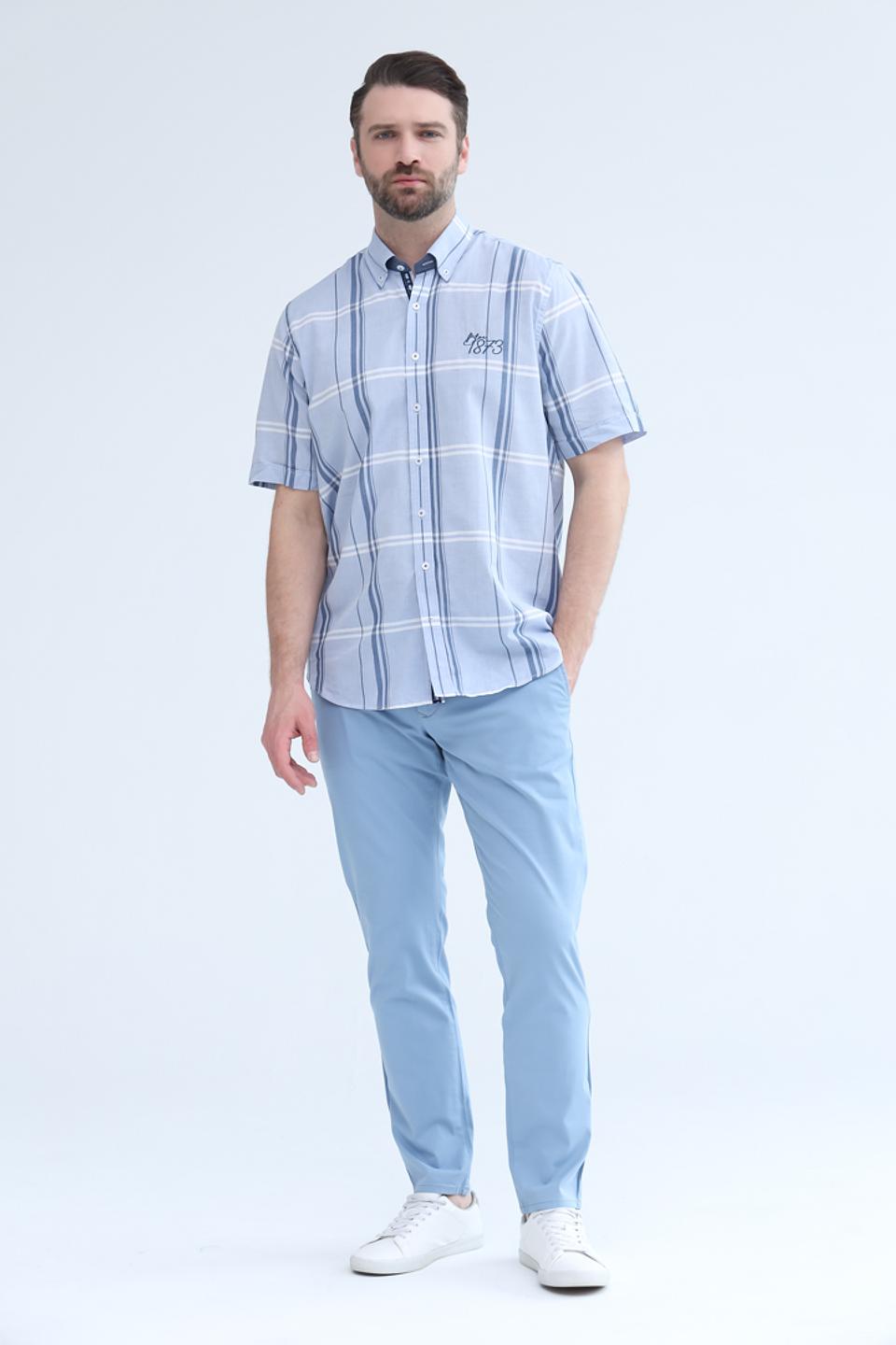 Рубашка кр Claudio Campione в клетку