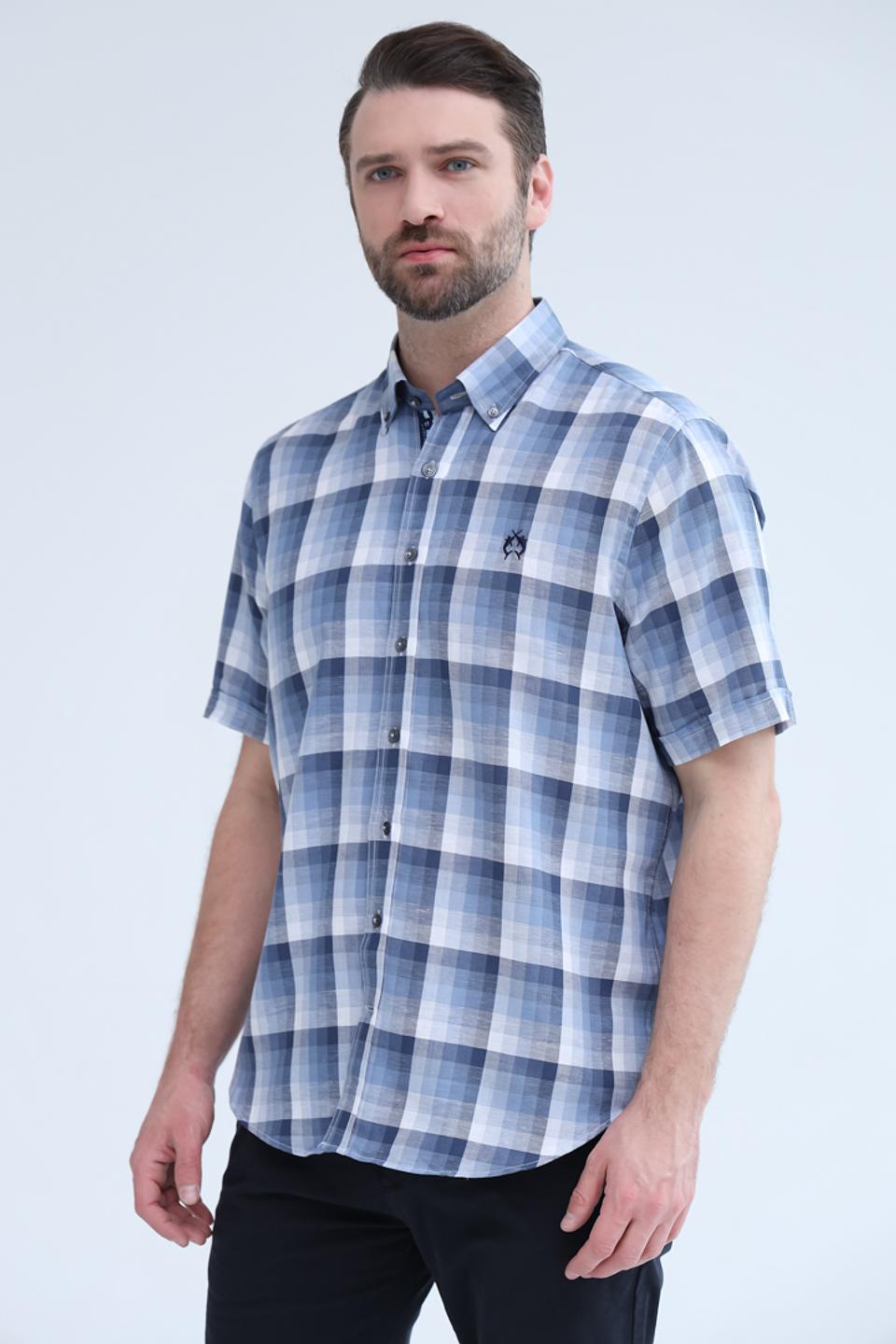 Рубашка кр Claudio Campione в клетку