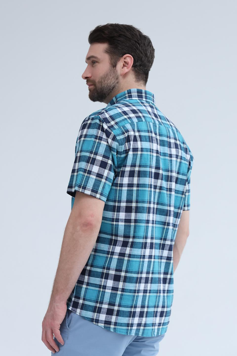 Рубашка кр Basefield в клетку