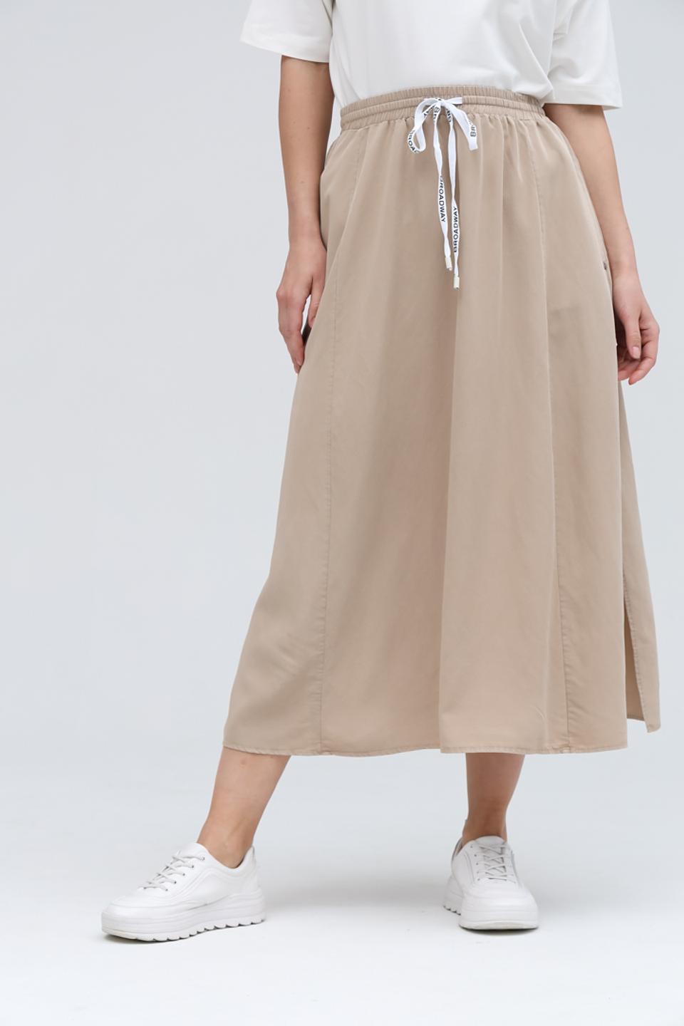 Юбка Broadway с поясом бежевая