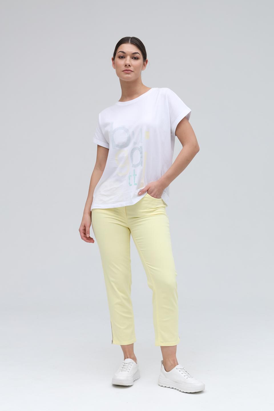 Капри Zerres светло-жёлтые