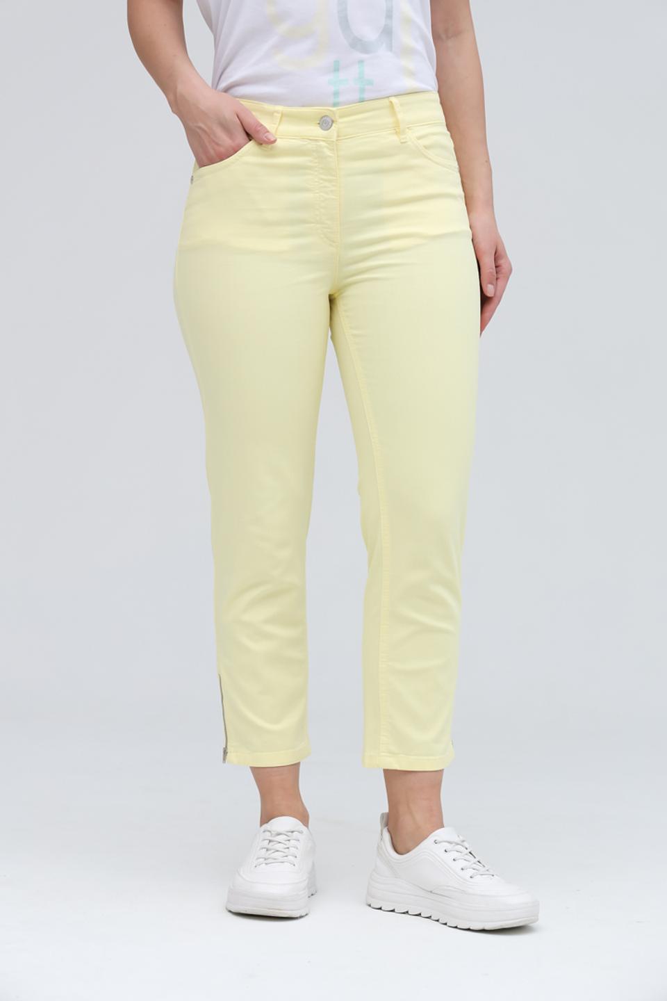 Капри Zerres светло-жёлтые