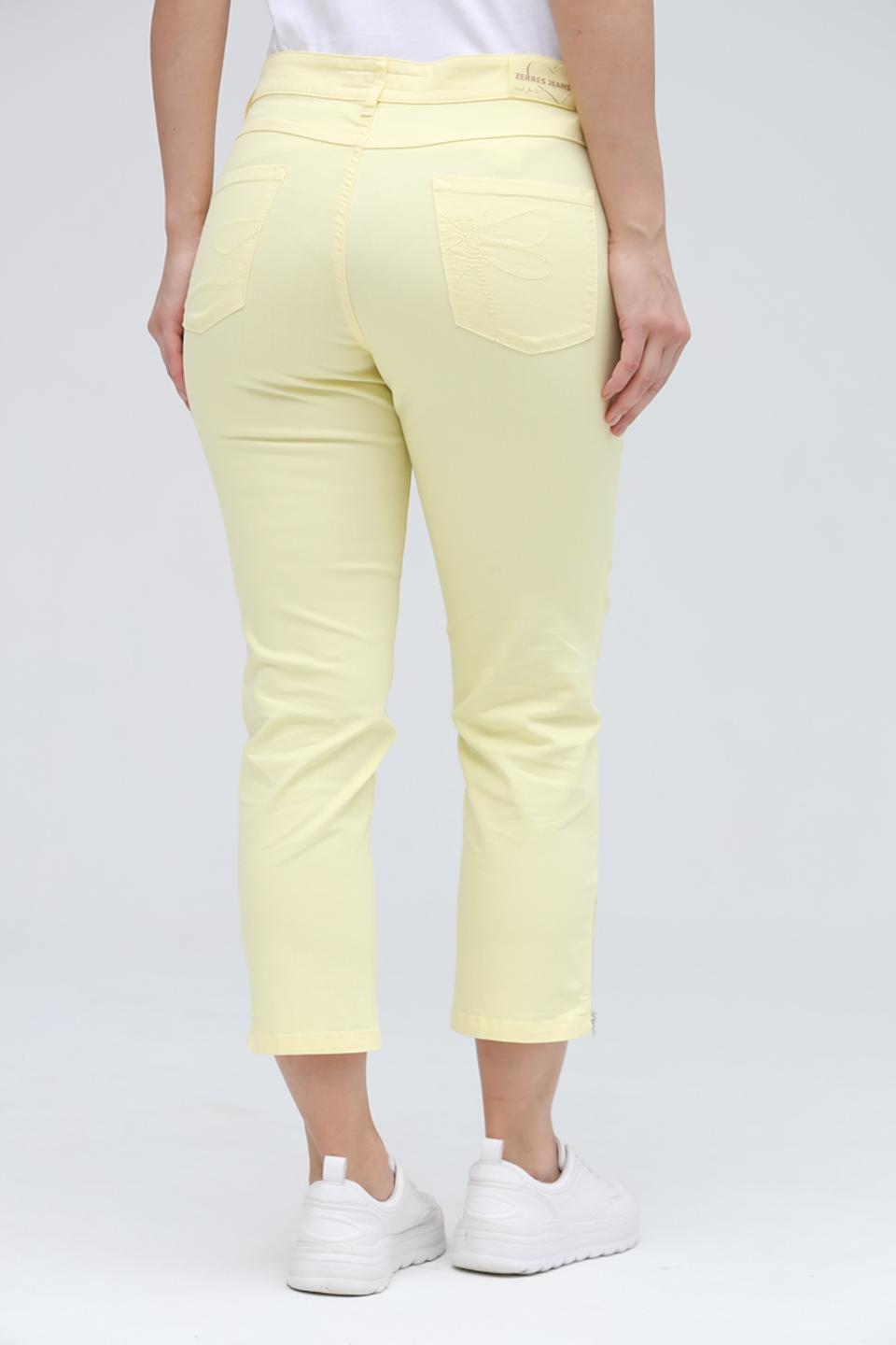 Капри Zerres светло-жёлтые