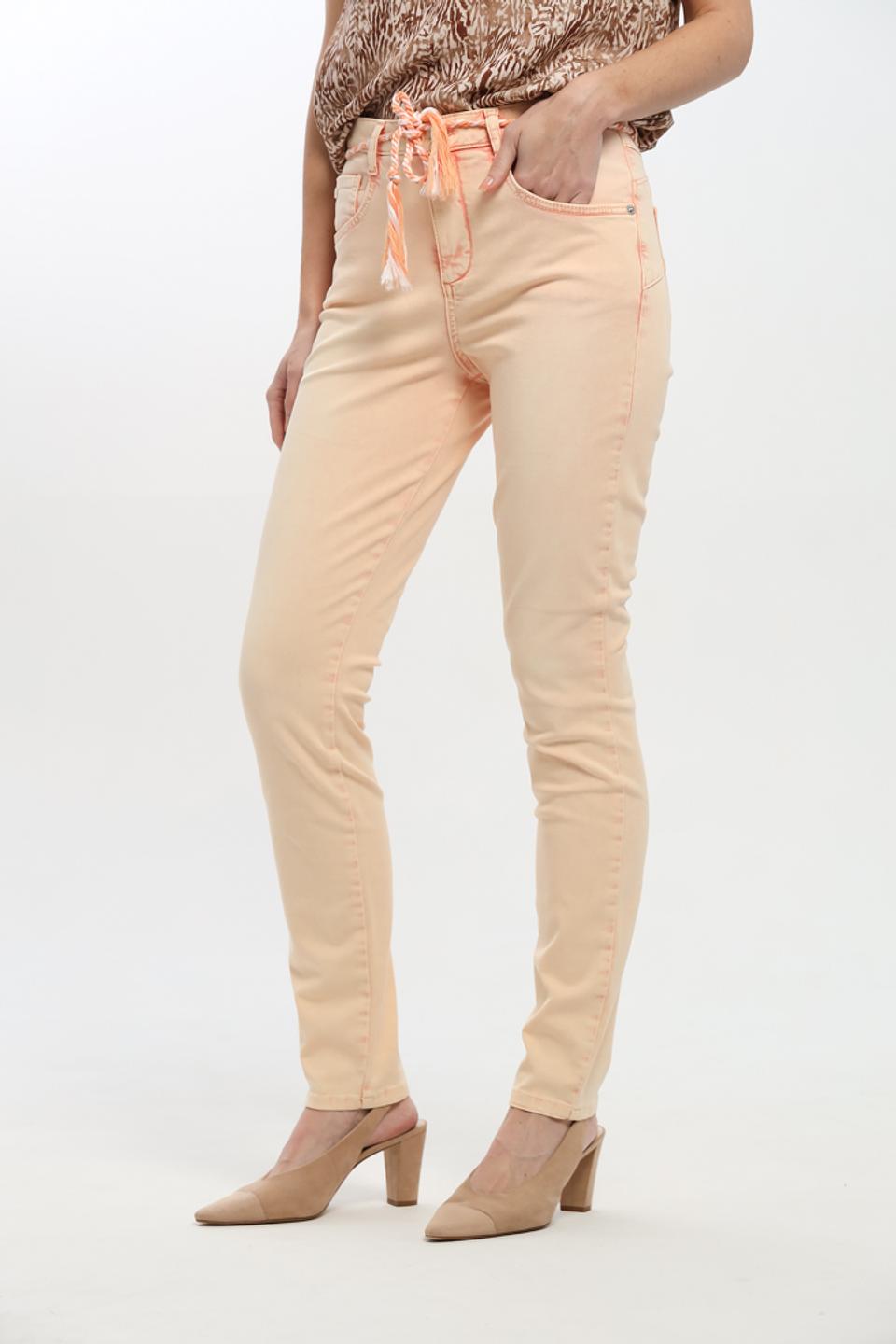 Брюки с завязками Marc Aurel персиковые