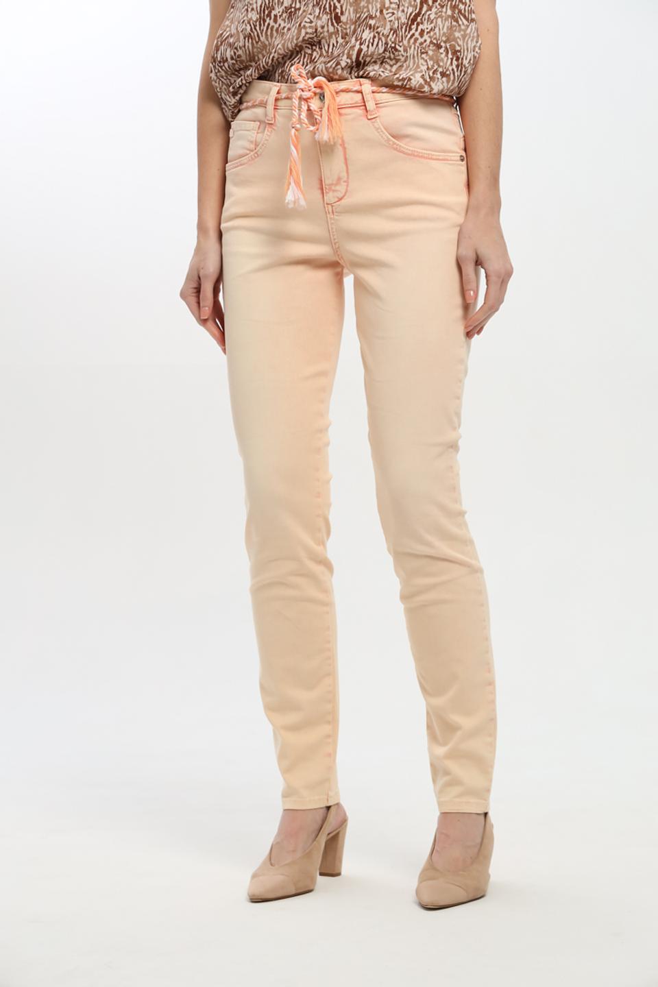 Брюки с завязками Marc Aurel персиковые