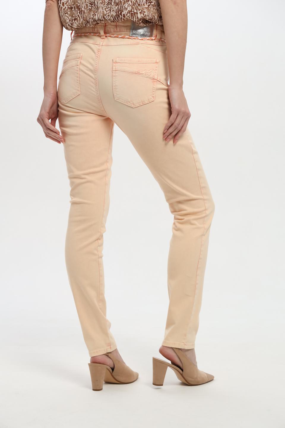 Брюки с завязками Marc Aurel персиковые