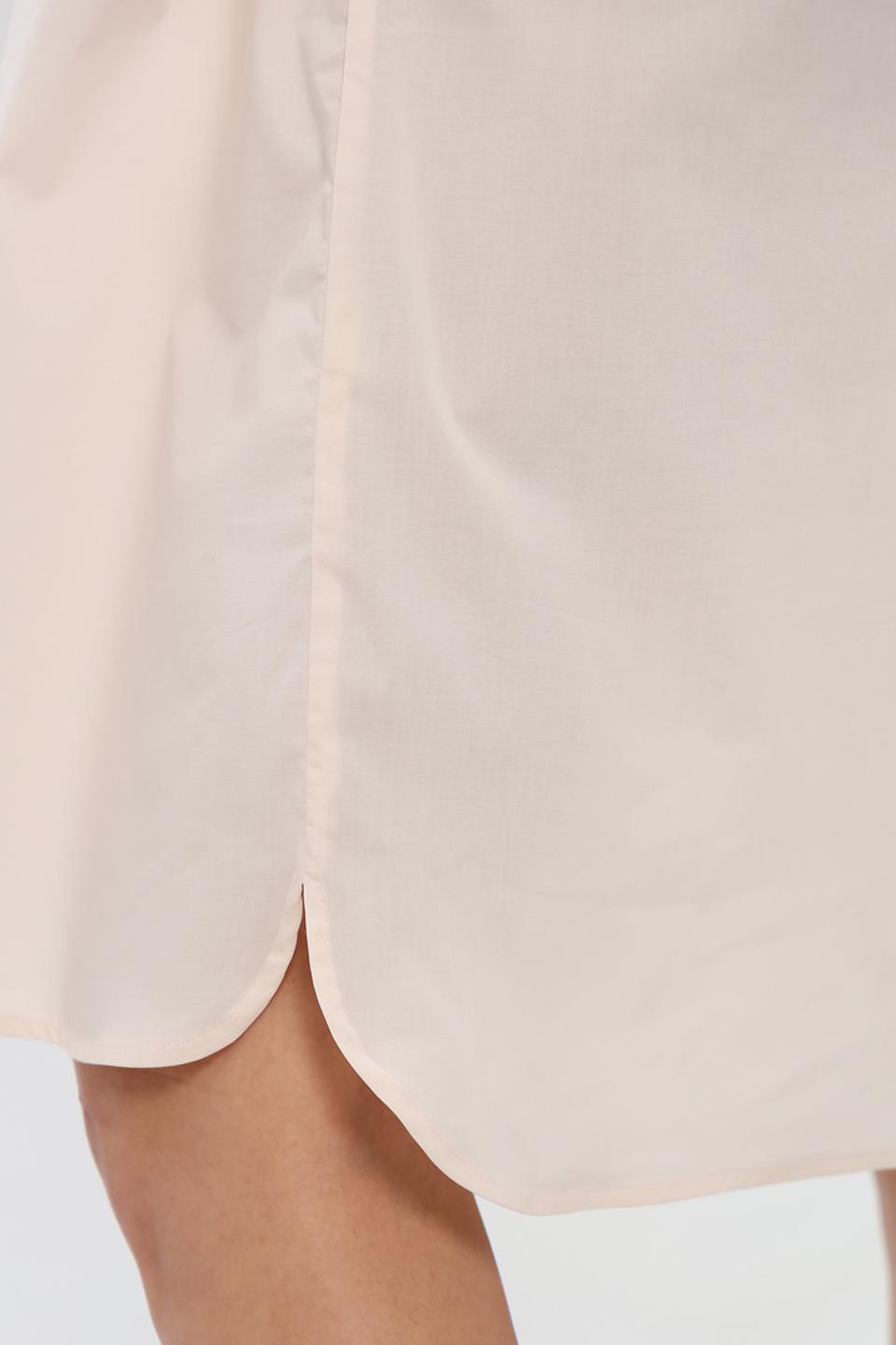 Платье-рубашка UNQ персиковое