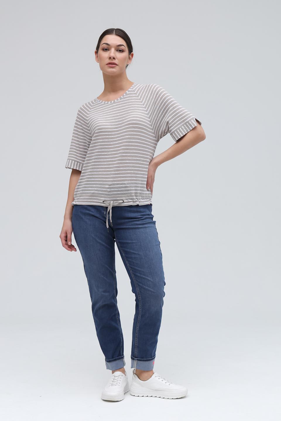 Джинсы Ppep. с манжетами синие