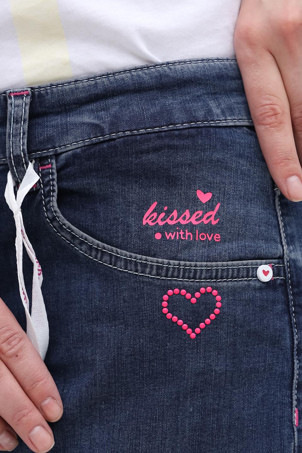 Джинсы Ppep. mom fit синие