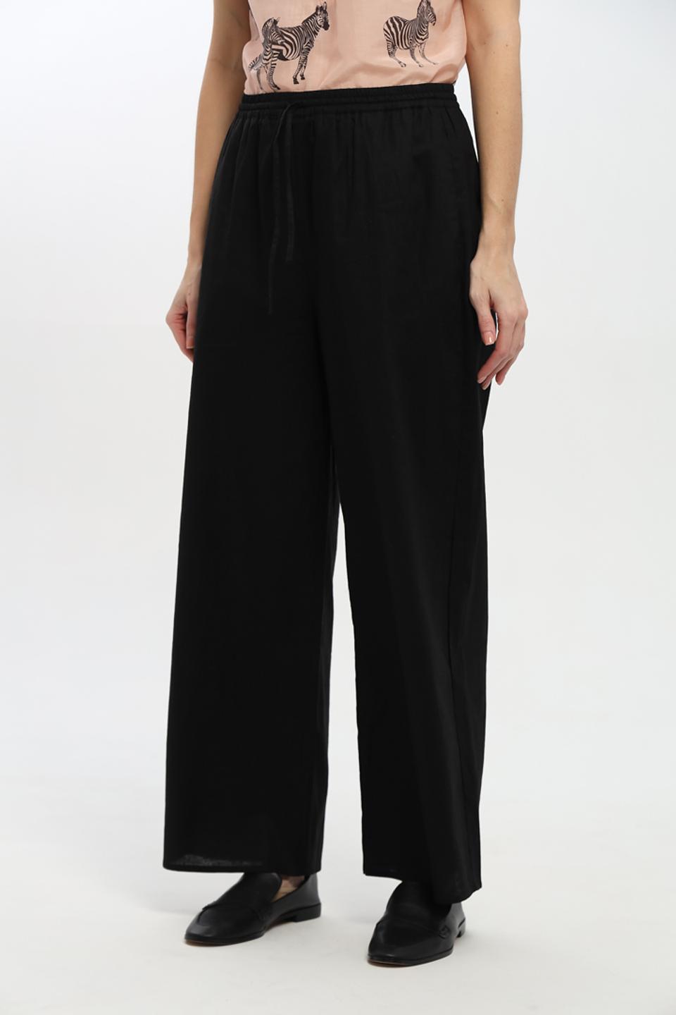 Брюки UNQ широкие чёрные