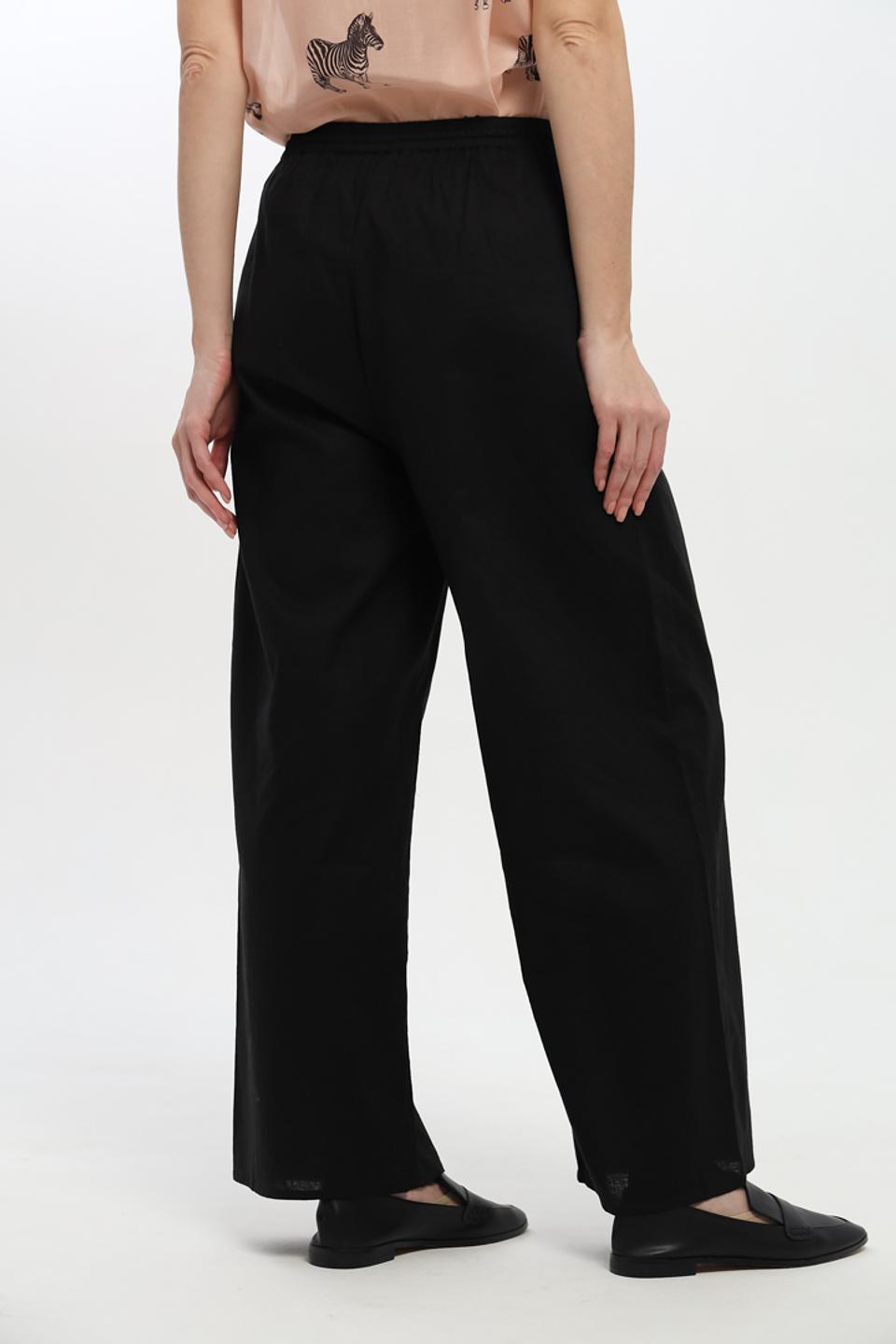 Брюки UNQ широкие чёрные