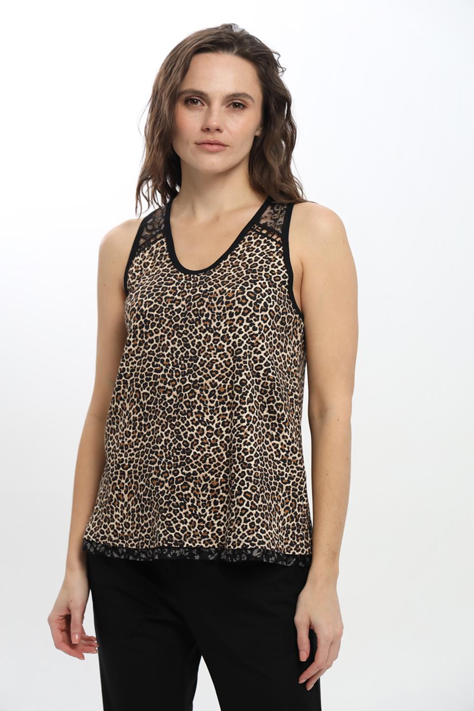 Топ Marc Cain леопардовый
