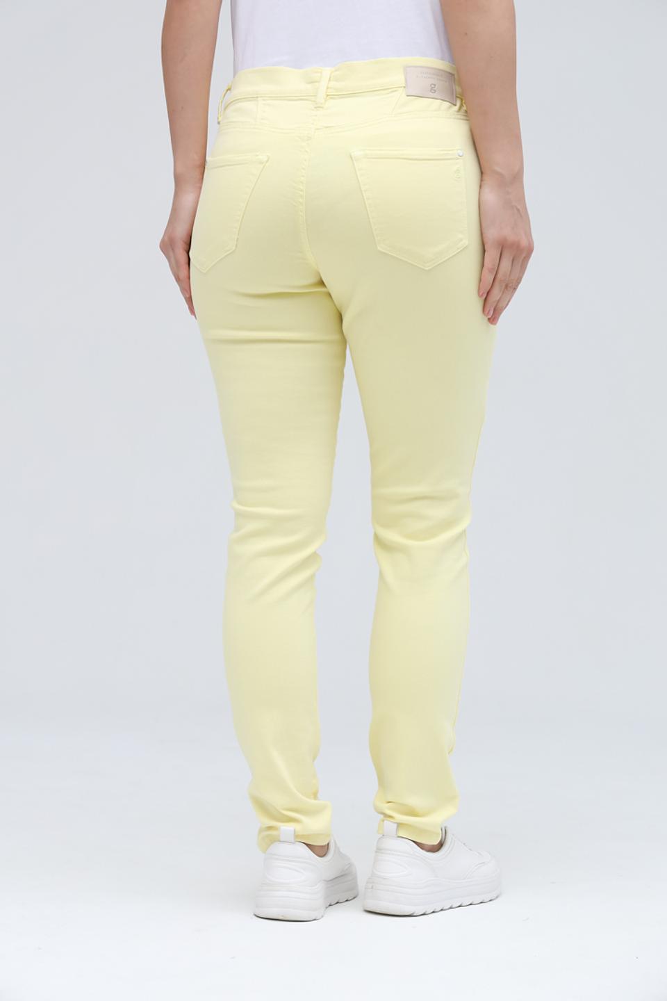 Джинсы Gardeur светло-жёлтые Slim Fit