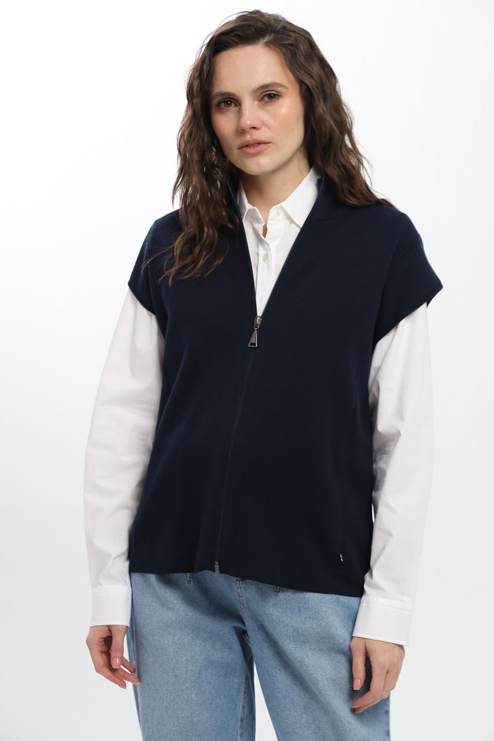 Жилет Rabe collection тёмно-синий