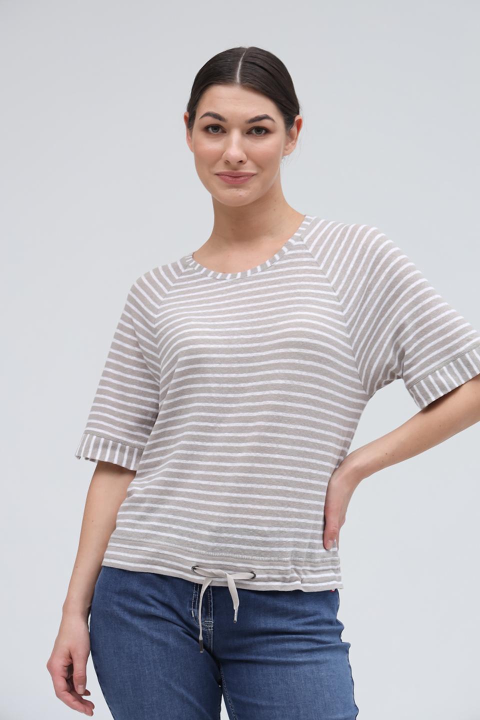 Пуловер Lecomte в полоску