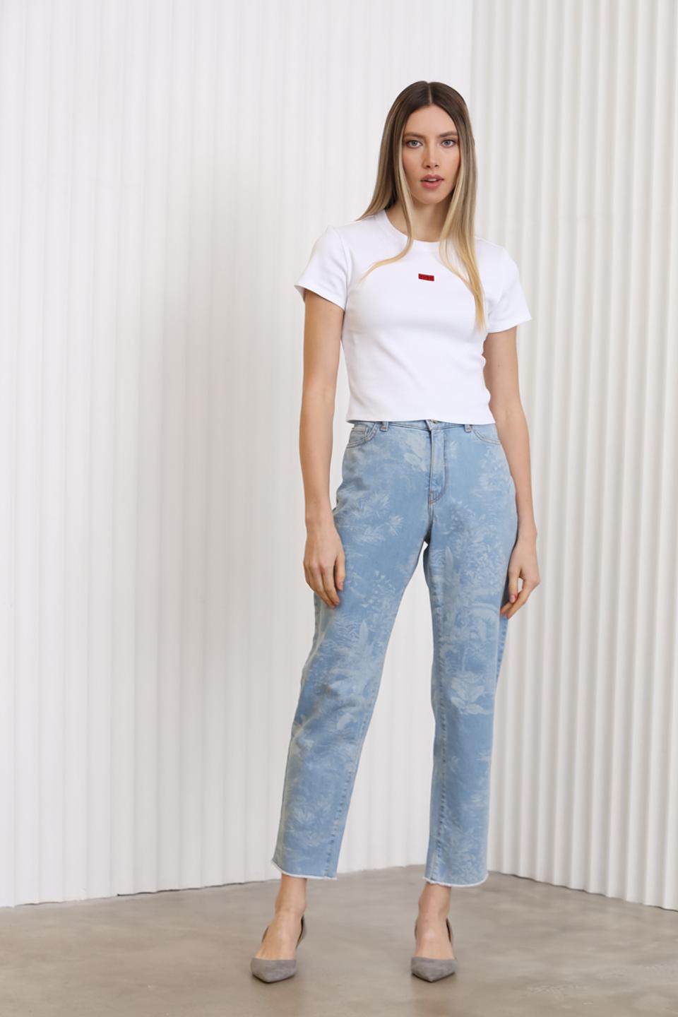 Джинсы Marc Cain с цветочным принтом