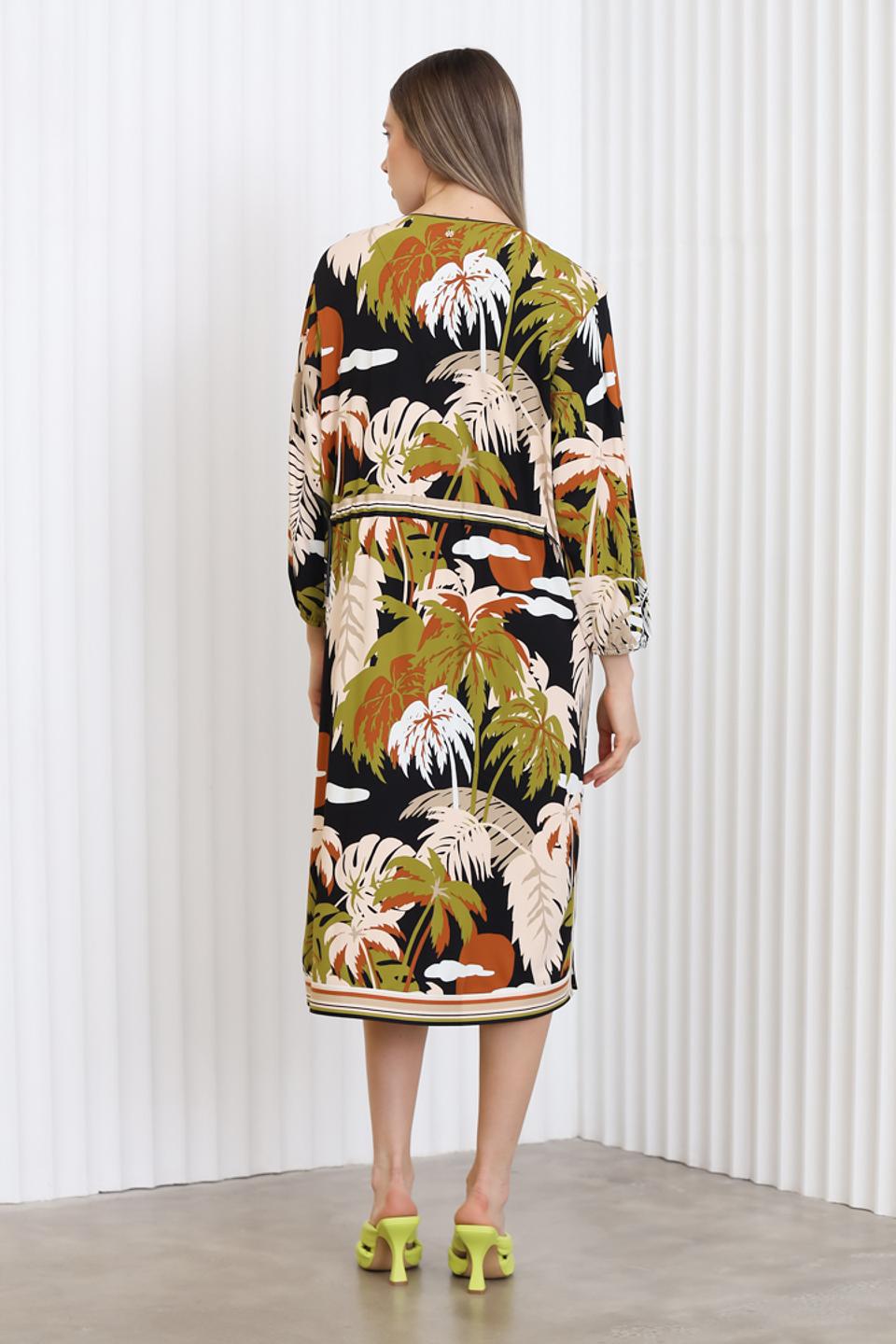 Платье Marc Cain с тропическим принтом