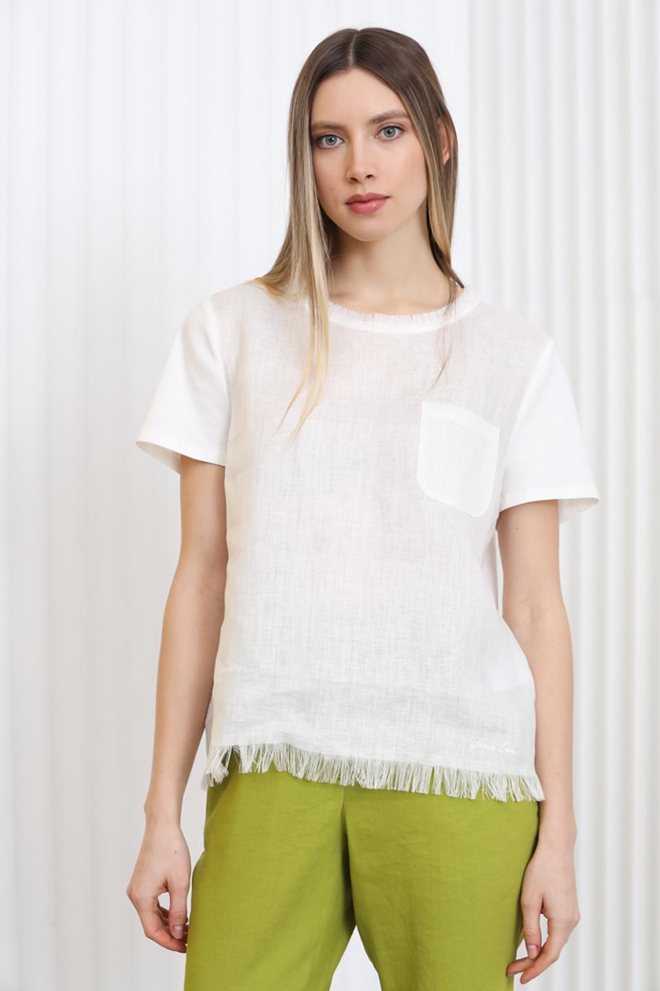 Блуза Marc Cain с бахромой