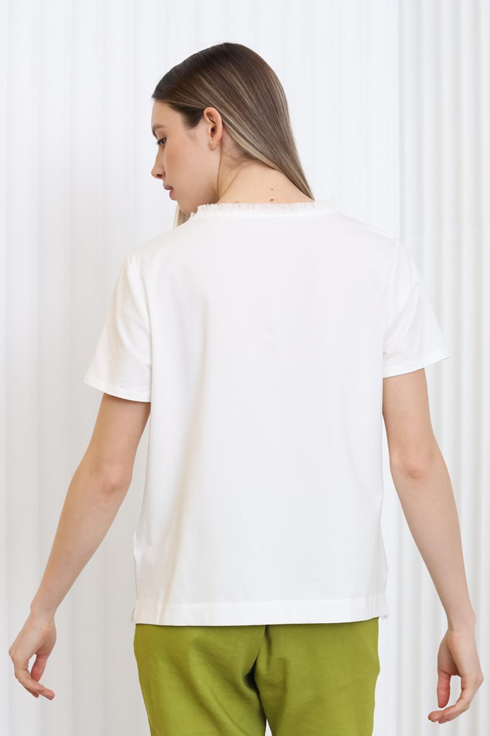 Блуза Marc Cain с бахромой